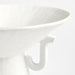 Vale White Fiberstone Footed Decorative Bowl