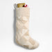 Velvet Heritage Ivory Christmas Stocking