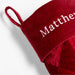Velvet Heritage Stocking Red