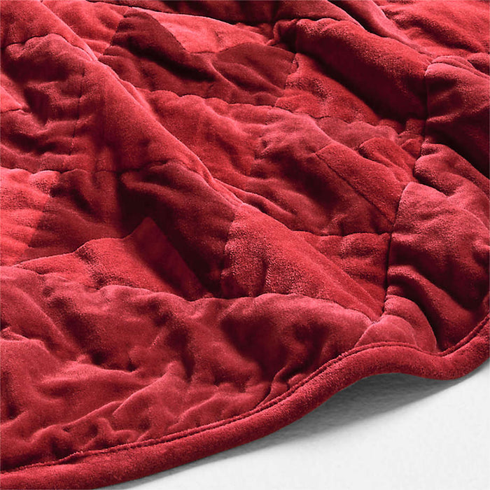 Red Velvet Heritage Christmas Tree Skirt