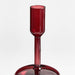 Venezia Medium Red Glass Taper Candle Holder
