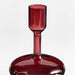 Venezia Small Red Glass Taper Candle Holder