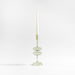 Venezia Medium Smoke Green Glass Taper Candle Holder