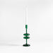 Venezia Medium Spruce Green Glass Taper Candle Holder