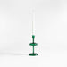 Venezia Small Spruce Green Glass Taper Candle Holder