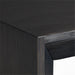 Vernon Ebonized Wood Side Table with Drawer