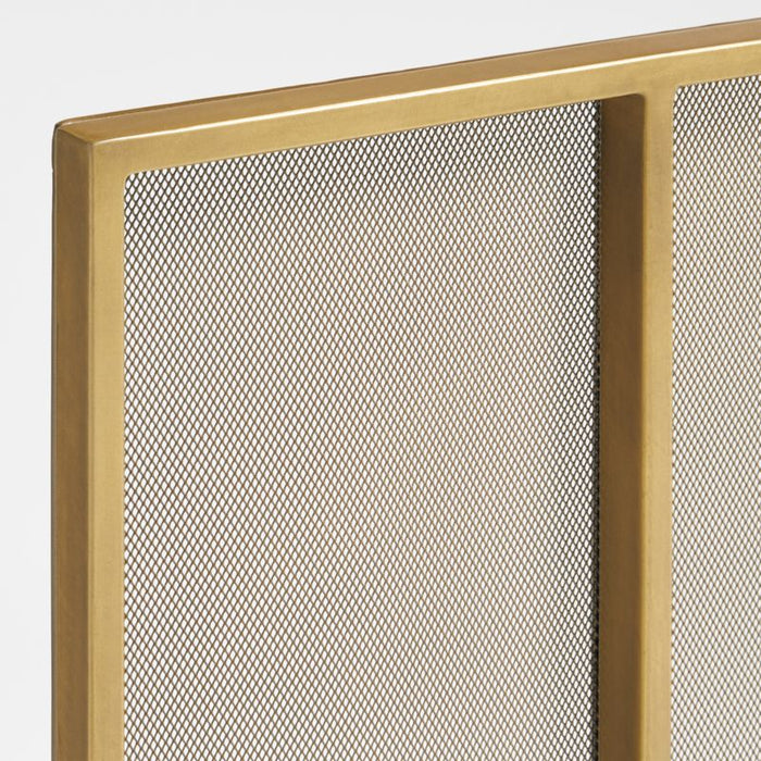 Brass Vertical Fireplace Screen