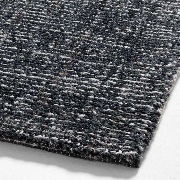 Vienne Performance Wool Handwoven Navy Blue Area Rug 8'x10'