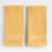 Waffle Terry Saffron Yellow Organic Cotton Dish Towels, Set of 2