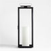 Walker Black Metal Outdoor Lantern 30.25"