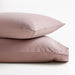 Organic Cotton Dusty Lilac King Pillowcases, Set of 2.