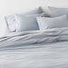 Favorite Washed Organic Cotton Mist Blue Eyelash King Bed Pillow Sham
