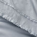 Favorite Washed Organic Cotton Mist Blue Eyelash King Bed Pillow Sham