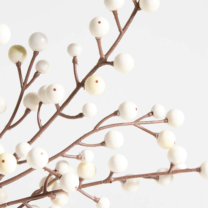 White Berry Christmas Tree Pick