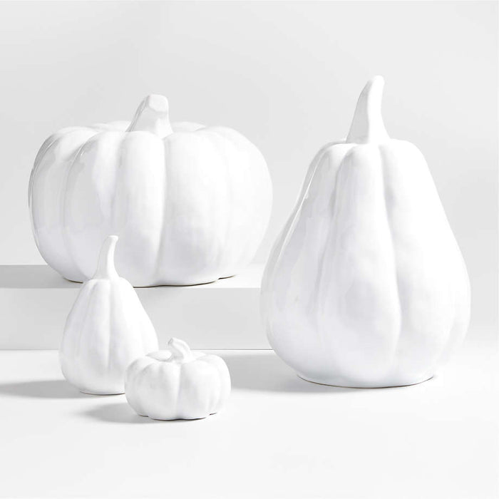 Small White Ceramic Gourd