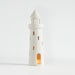 White Ceramic Holiday Lighthouse