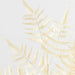 Faux White Fern Leaf Stem