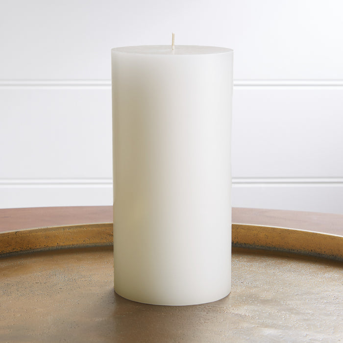 4"x8" White Pillar Candle