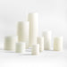 White Pillar Candle 6"x16"