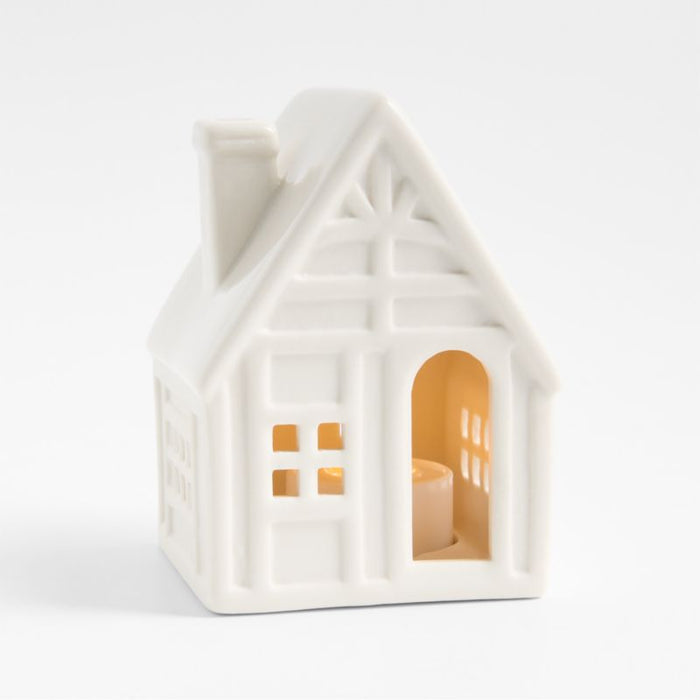 White Ceramic Holiday Cottage