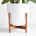 Willis 13.5" x 15.75" Medium White Ceramic Planter