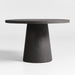 Willy 32" Charcoal Round Pedestal Dining Table by Leanne Ford