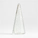 Winter Wonderland Clear Hobnail Glass Holiday Tree Large 16"