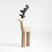 Wood Reindeer Holiday Decoration 21.5"