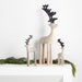 Wood Reindeer Holiday Decoration 21.5"