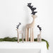 Wood Reindeer Holiday Decoration 21.5"