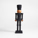 12" Zinc and Wood Holiday Nutcracker