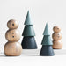 Small Wooden Snowman Holiday Decoration