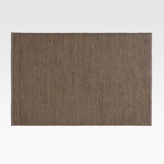 Zaira Black and Beige Indoor/Outdoor Rug 6'x9'