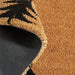 Winter Tree Line Black and Natural Holiday Doormat 18"x30"