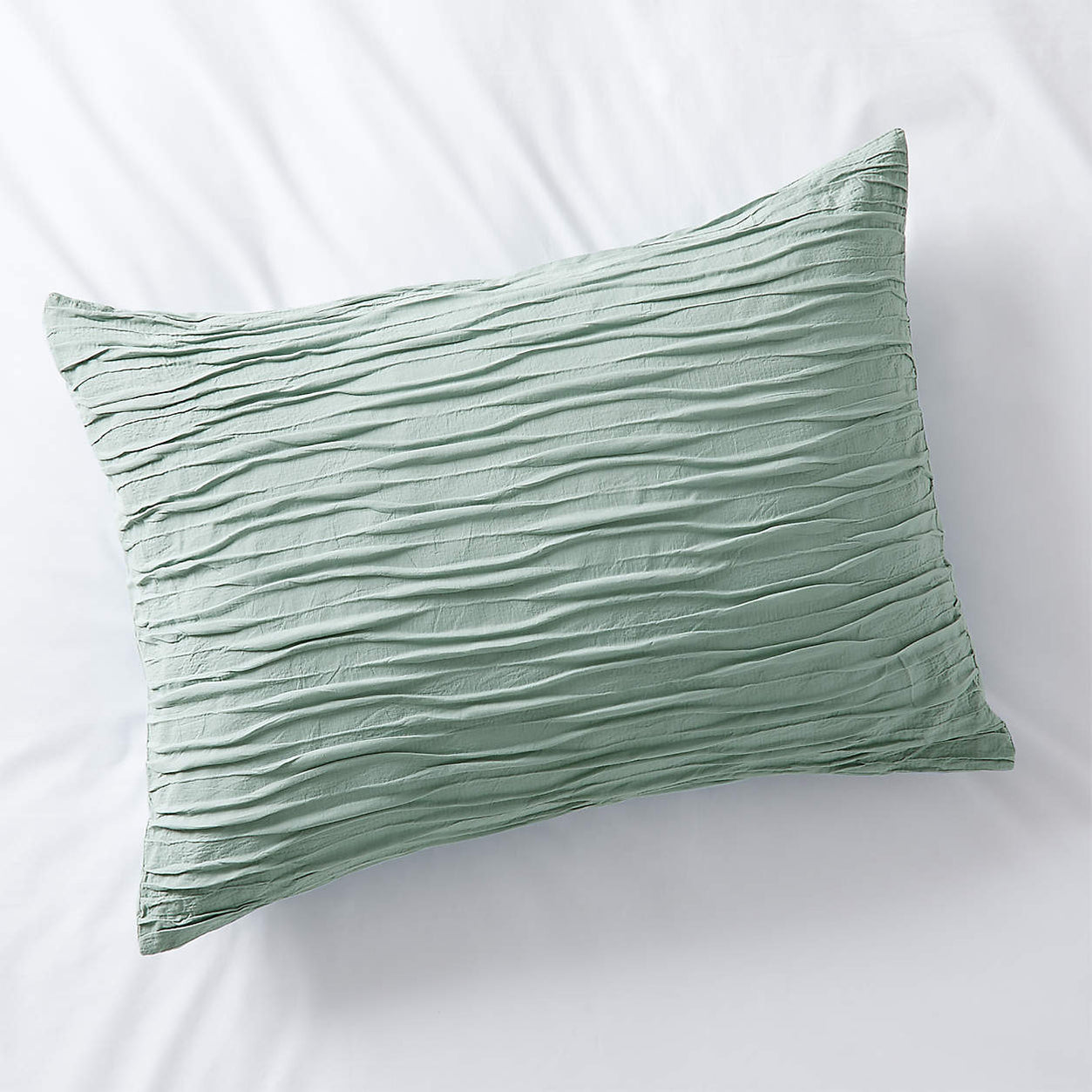 Belamy Euro Dusk Pleated Sham | Crate & Barrel PH