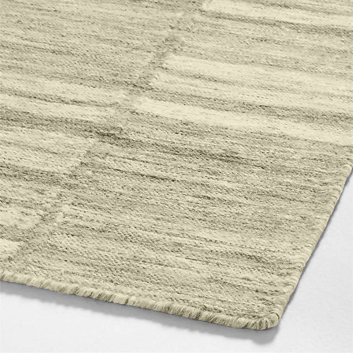 Carmel Wool Tan Area Rug 6'x9'