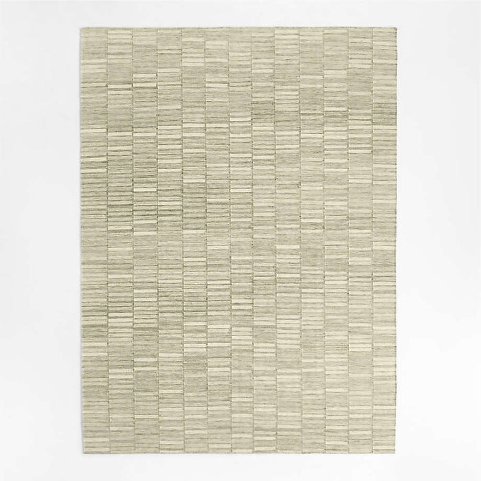 Carmel Wool Tan Area Rug 6'x9'