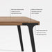 Lakin 81"-119" White Oak Wood Extendable Dining Table