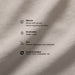 Aire Natural European Linen Mist Blue Euro Bed Pillow Sham