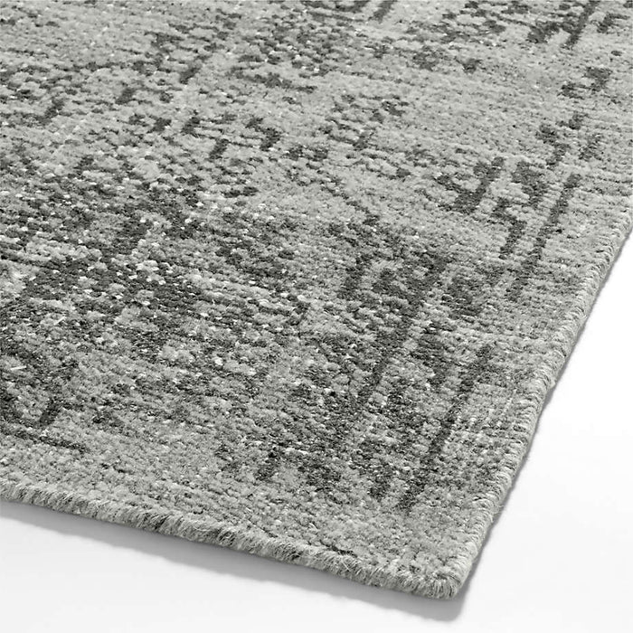 Firenze Vintage Dark Grey Area Rug 6'x9'