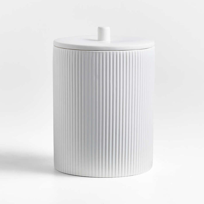 Hanno Large Textured Ceramic Canister