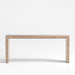 Intarsia Large Mosaic Teak Wood Console