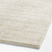Laval Viscose Solid Ivory Area Rug 6'x9'