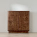 Mota 38" Dark Burl Wood Bar Cabinet