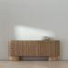 Esselen 78" White Oak Storage Media Console