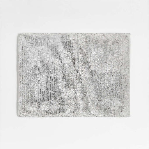 Rylan Organic Cotton Silver Bath Mat 24"x36"