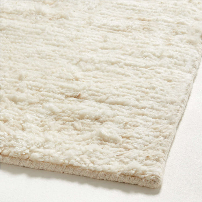 Telluride Wool Ivory Area Rug 6'x9'