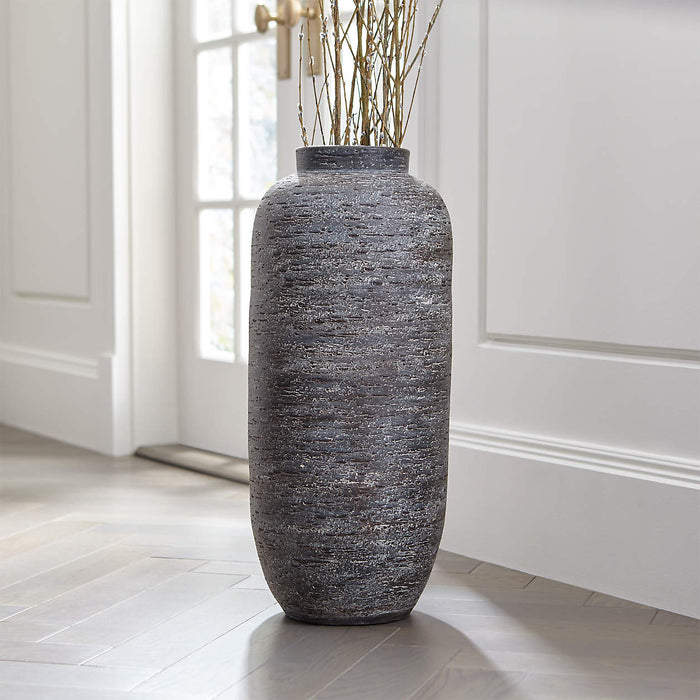 Timber Grey Floor Vase