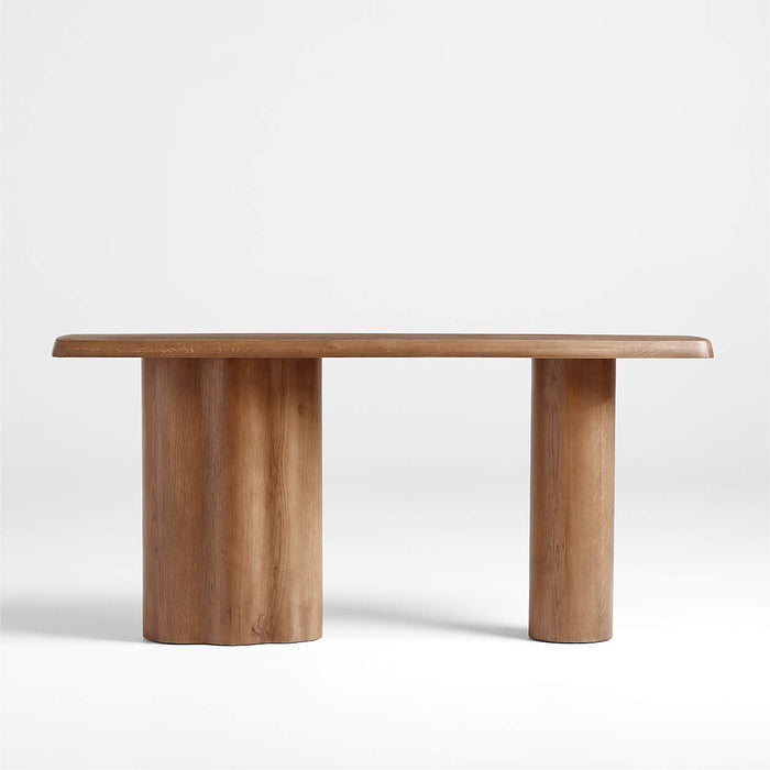 Winslow Oak Wood Console Table by Jake Arnold