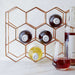 11-Bottle Wine Rack Copper